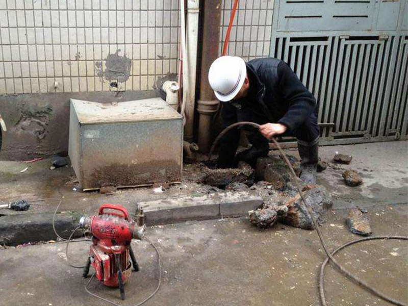 上街疏通下水道-洗菜池疏通